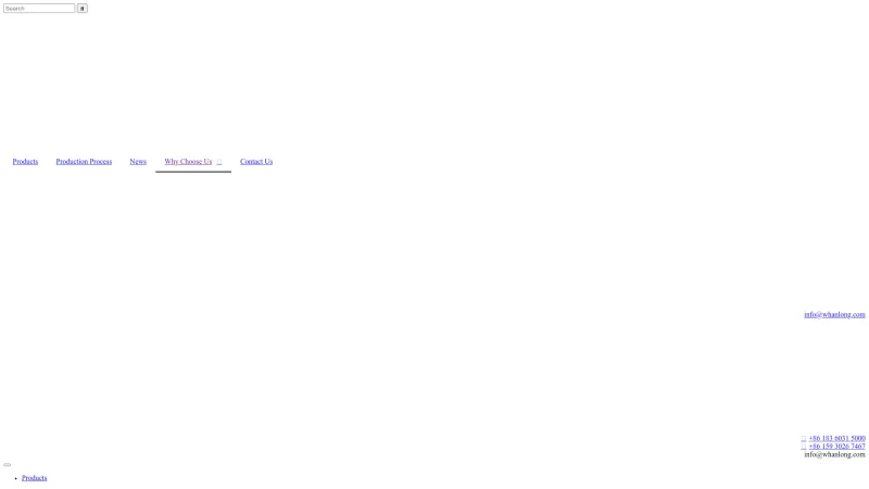 YANGZHOU WHANLONG ELECTRIC VEHICLE CO., LTD website screenshot
