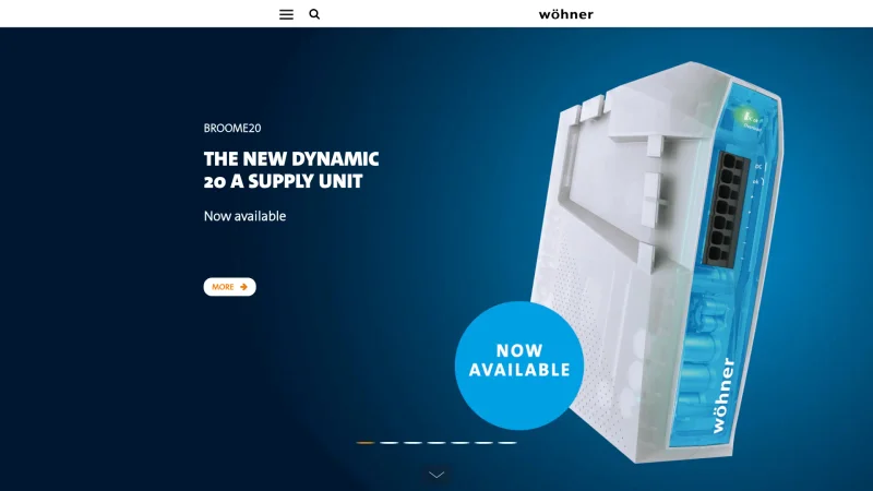 WOESSNER GMBH website screenshot