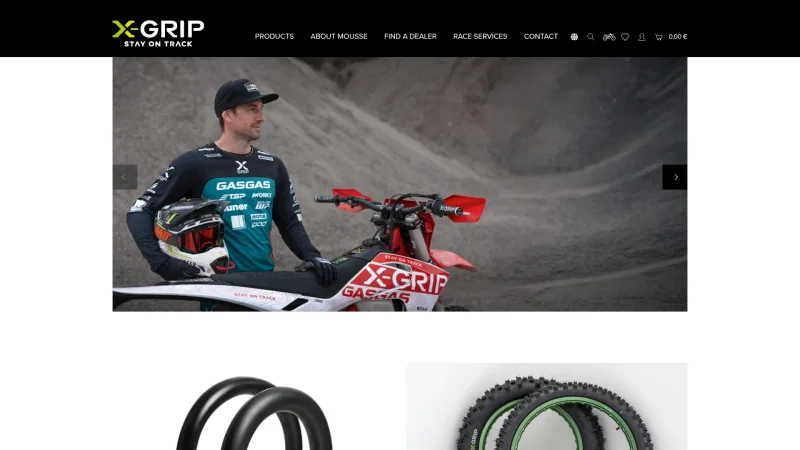 X-GRIP website screenshot