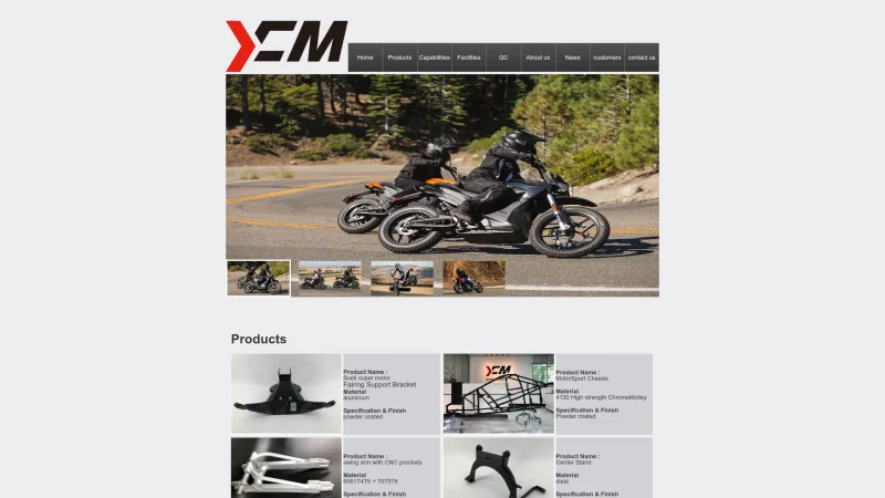 YOUCHENG METAL PRODUCTS CO.,LTD website screenshot