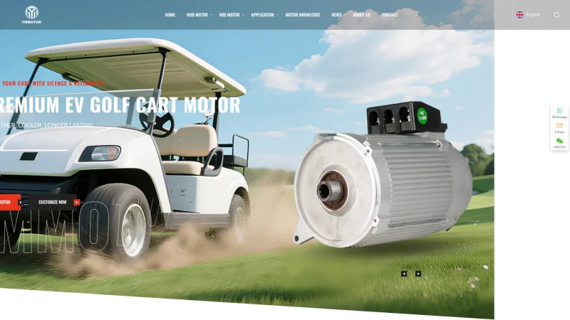 WUXI YM POWER TECHNOLOGY CO.,LTD website screenshot