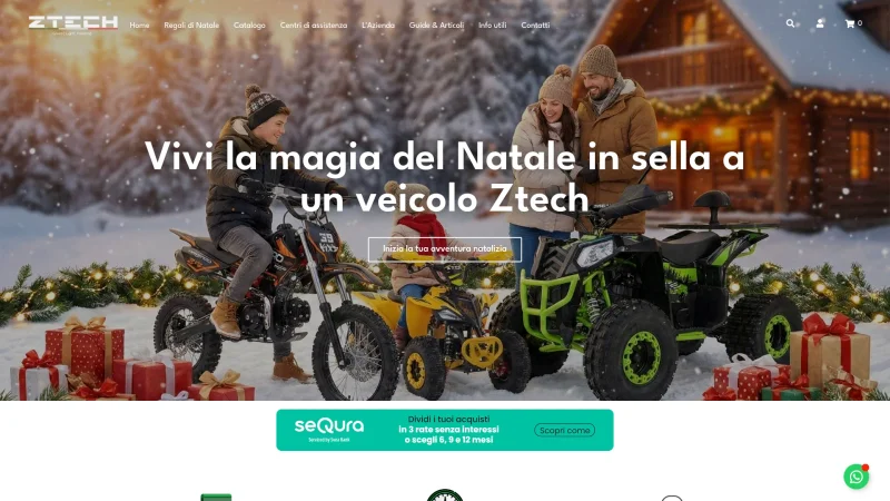 ZTECH ITALIA SRL website screenshot