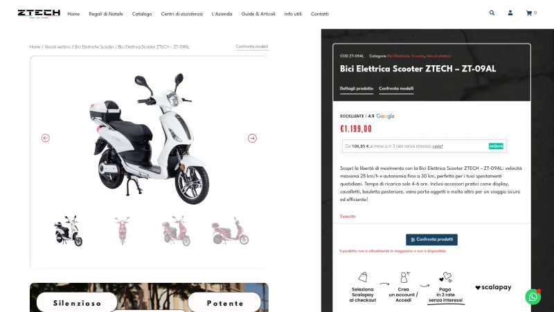 Z-TECH BIKE LTD – ZTECH ITALIA SRL website screenshot