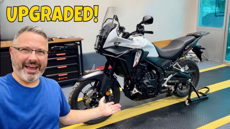 Honda NX500 Transformed With SRC Thailand Adventure Gear