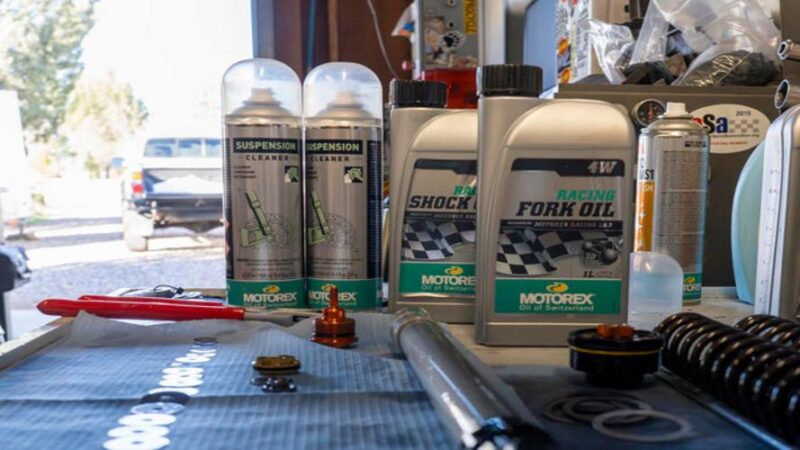 Motorex Suspension Clean Protects And Maintains Bike Performance