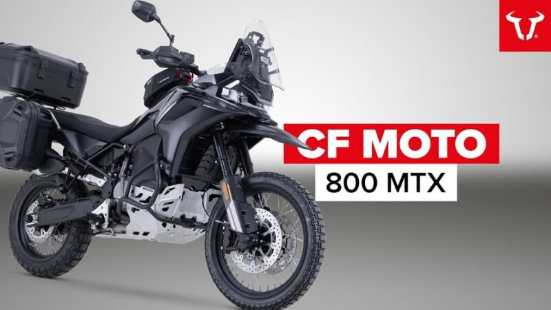 SW-MOTECH Enhances CF MOTO 800 MTX For Adventure Touring