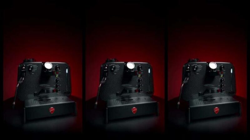 Ducati Carbon Fiber Espresso Machine Stirs Debate