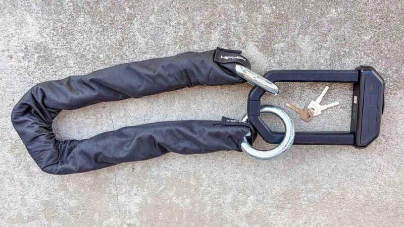 Hiplok DX1000 And Mega Chain Boost Motorcycle Security