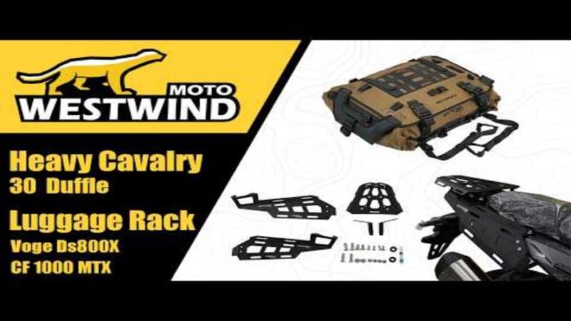 Westwind Moto Launches Rugged Racks And Travel Duffle