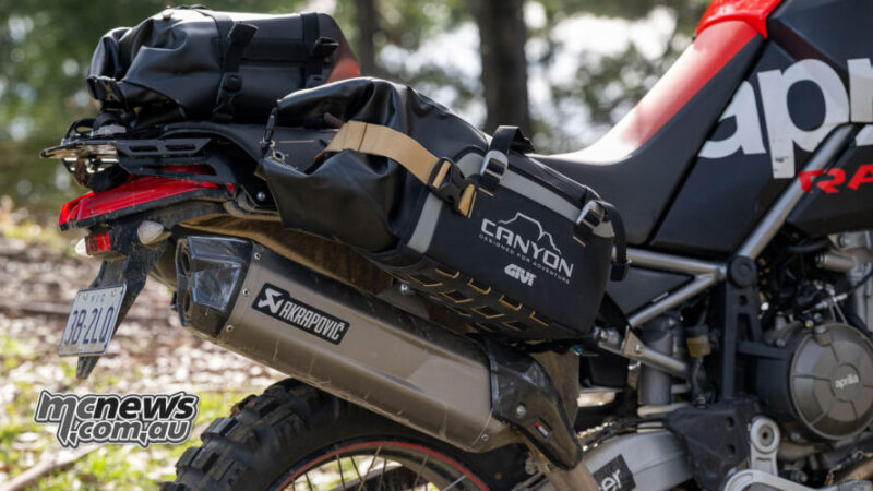 Givi GRT721B: Rackless Soft Luggage For Adventure Bikes