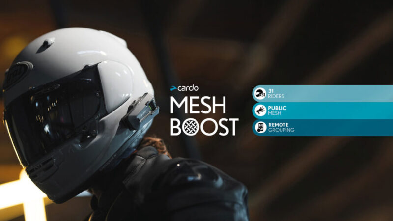 Cardo Mesh Boost Update Expands Group Riding Features