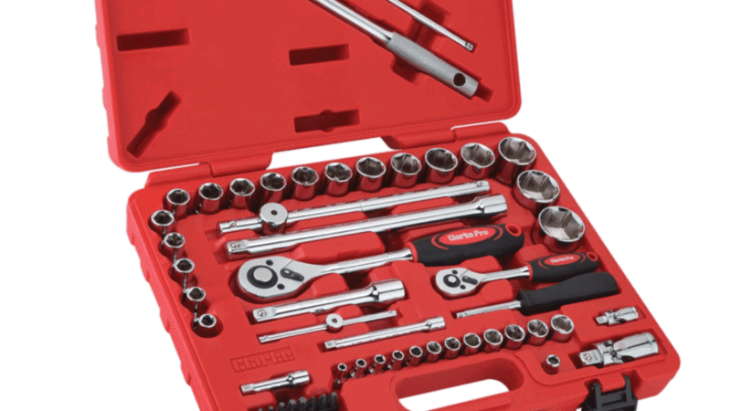 Clarke PRO389 62 Piece Socket Set Cut To £75.58