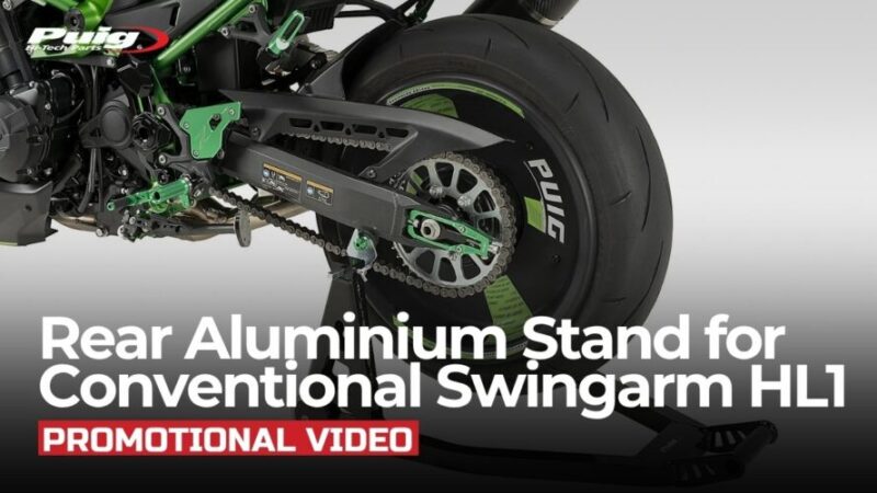 Puig’s Aluminum Rear Stand For Conventional Swingarm Bikes