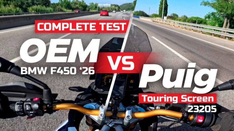 Puig Touring Windshield Tested On Bmw F 450 Gs