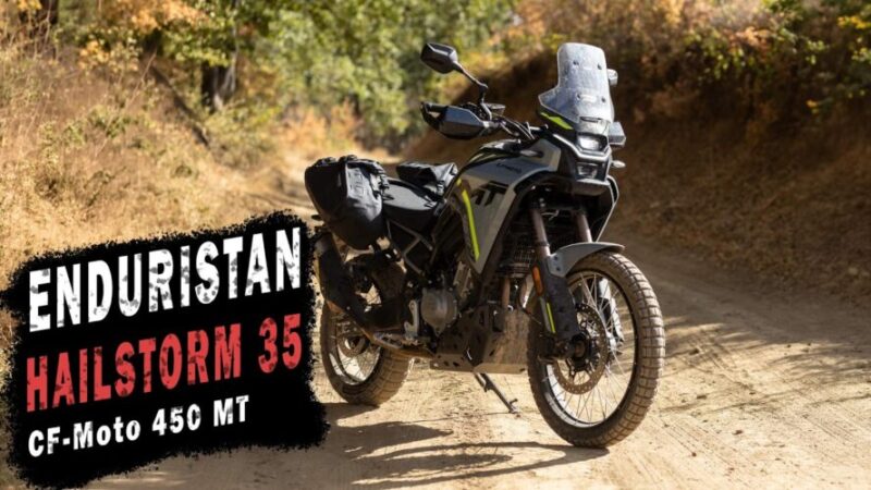 Perun Moto Rack Meets Enduristan Hailstorm 35 On Ibex 450