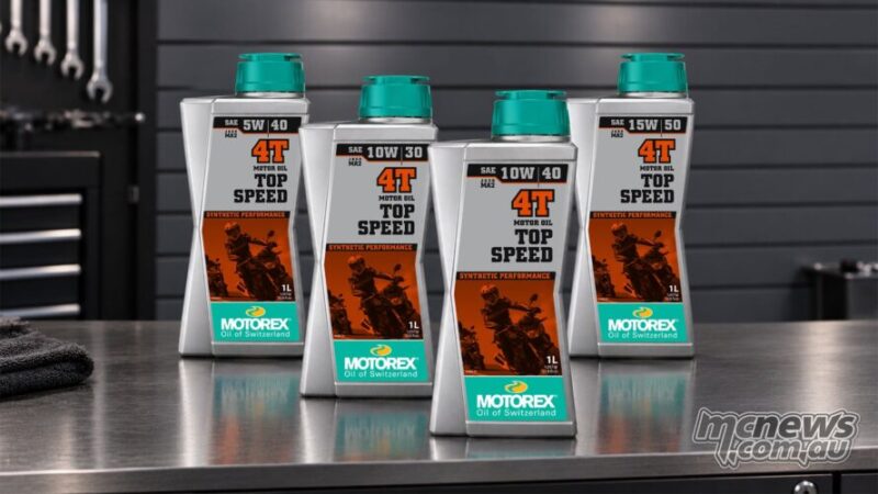 Motorex Explains Top Speed 4T Oil Viscosity Options