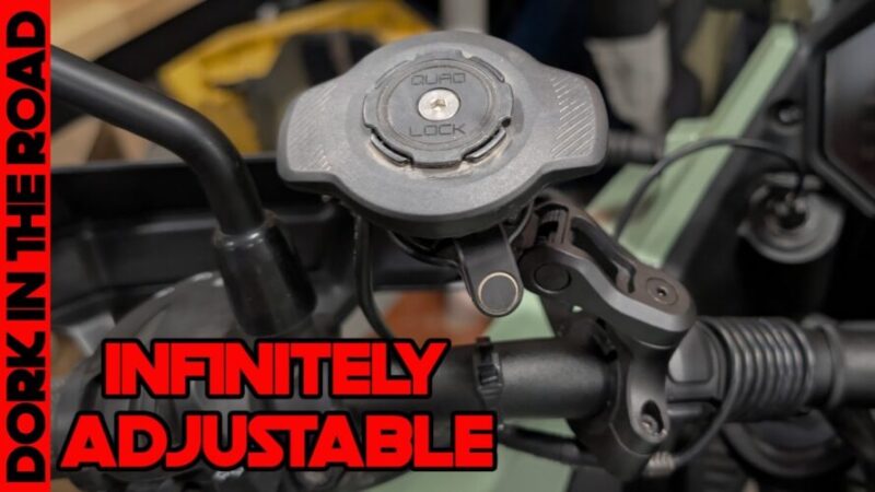 Quad Lock Adds 3 Axis Handlebar Mount For Adv Bikes